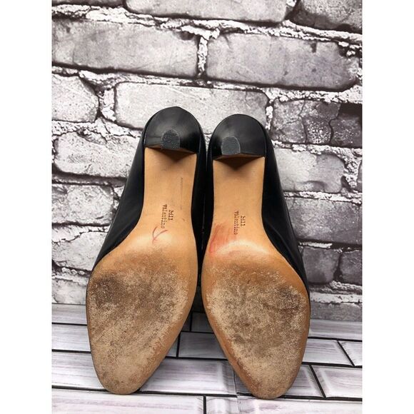 Bill Valentine VTG Burgundy Leather Slip On Classic Heels Women Sz 7M US/37.5EU - Picture 16 of 16